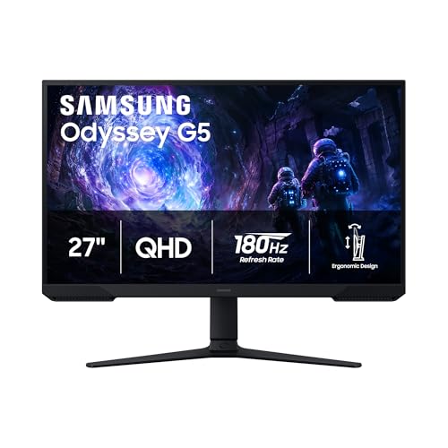 Samsung 27 Odyssey G5 (G51F) Gaming Monitor, 40% off at Amazon