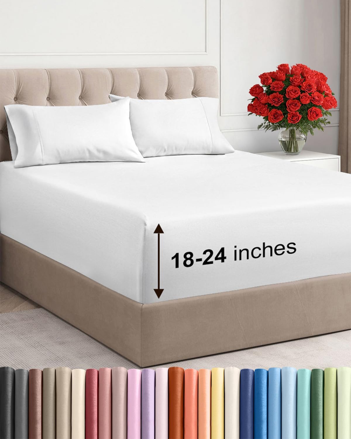 Extra Deep King Sheet Set, 28% off at Amazon