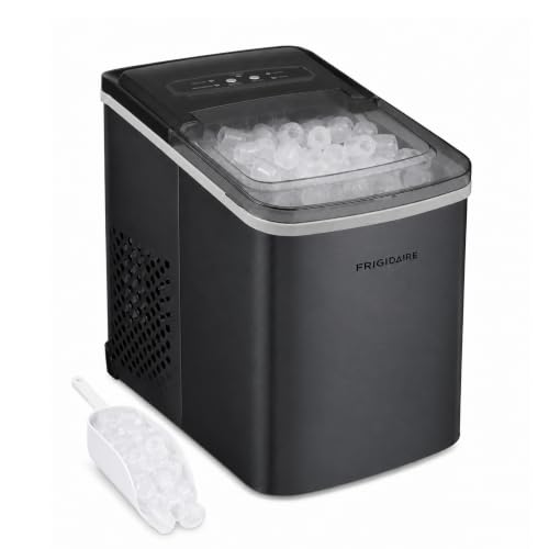 Frigidaire Countertop Portable, 26 lb per Day Bullet Ice Maker Machine (Black, 23% off at Amazon