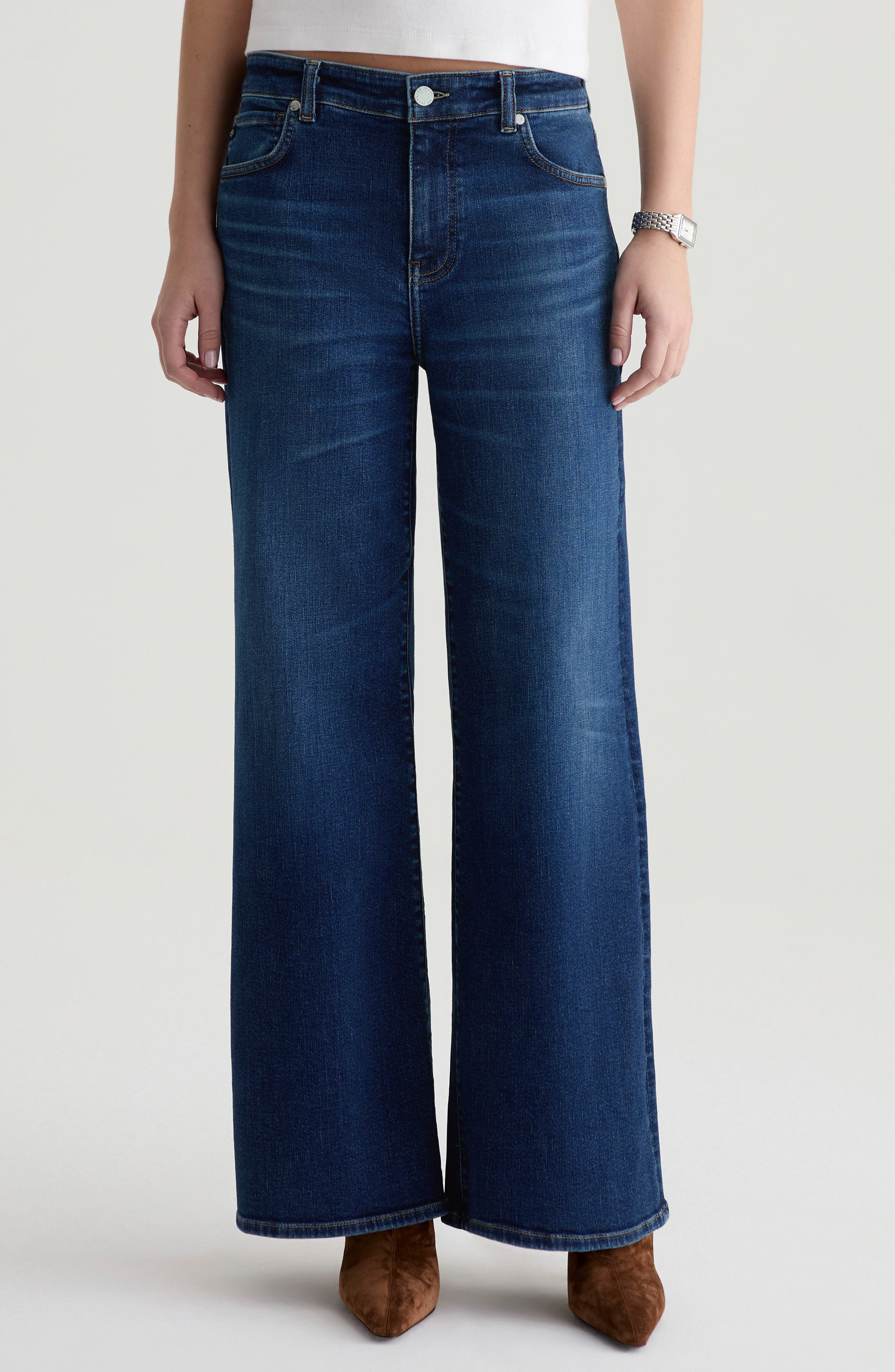 AG Saige High Waist Wide Leg Jeans, 75% off at Nordstrom Rack