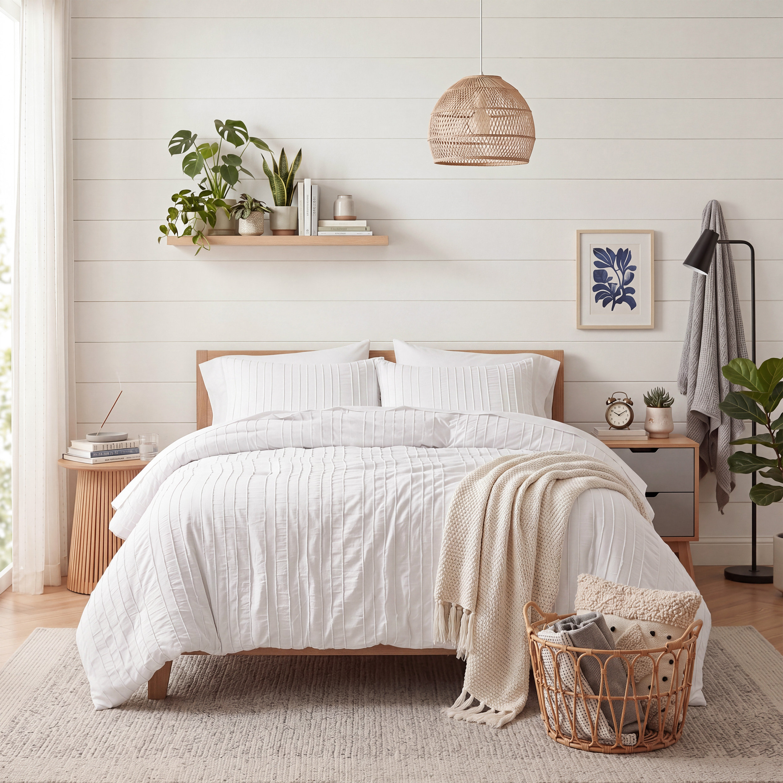 Essential Bedsure Shabby Elegance Striped Tufted Duvet Cover GentleSoft™️, 86% off at Wayfair