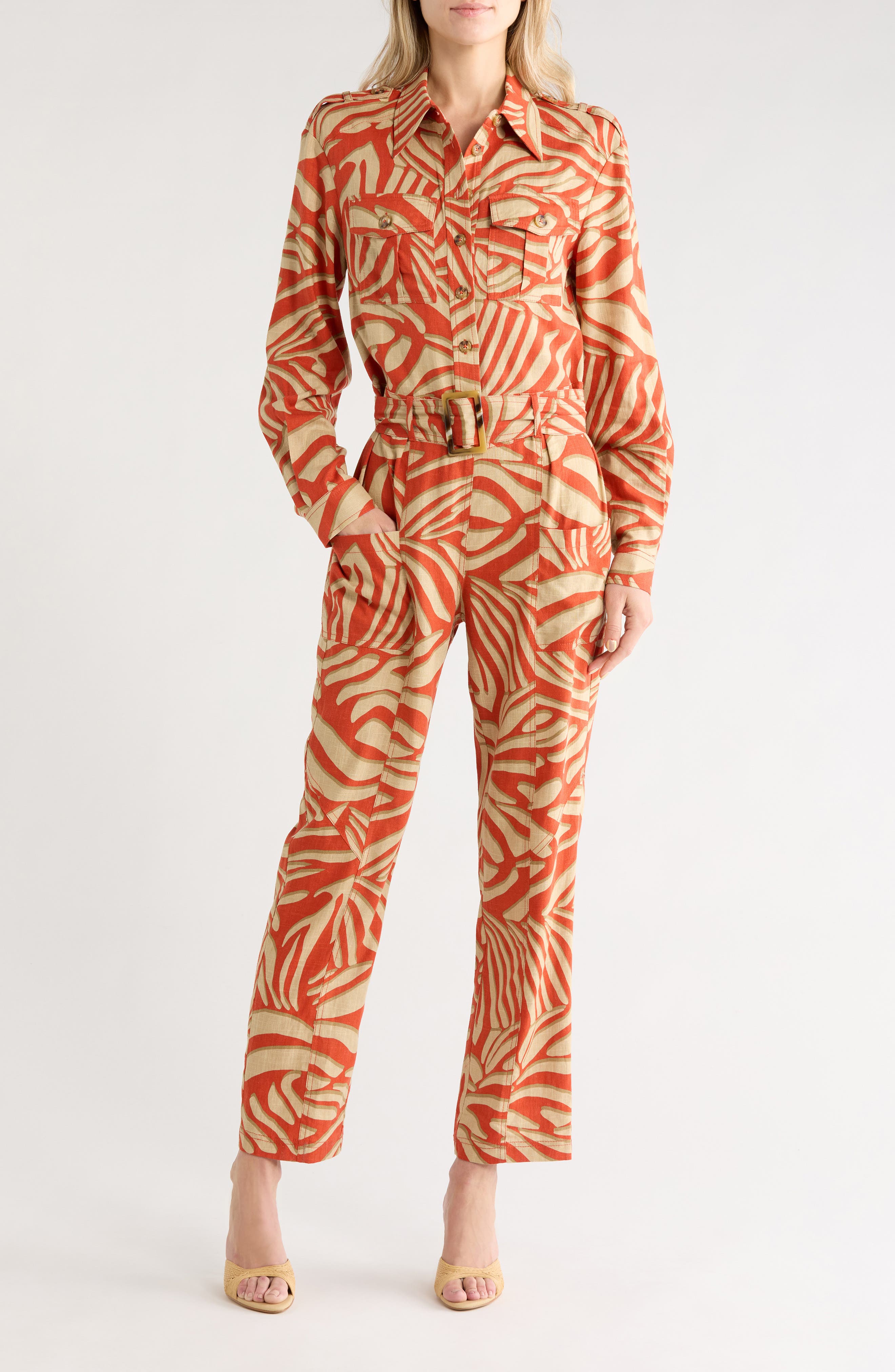 Diane von Furstenberg Madilyn Long Sleeve Jumpsuit, 77% off at Nordstrom Rack