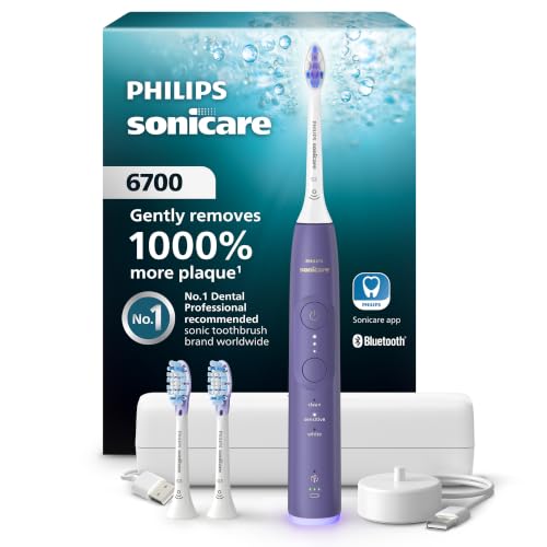 Philips Sonicare 6700 Rechargeable Electric Toothbrush, 3 Brush Head, 47% off at Amazon