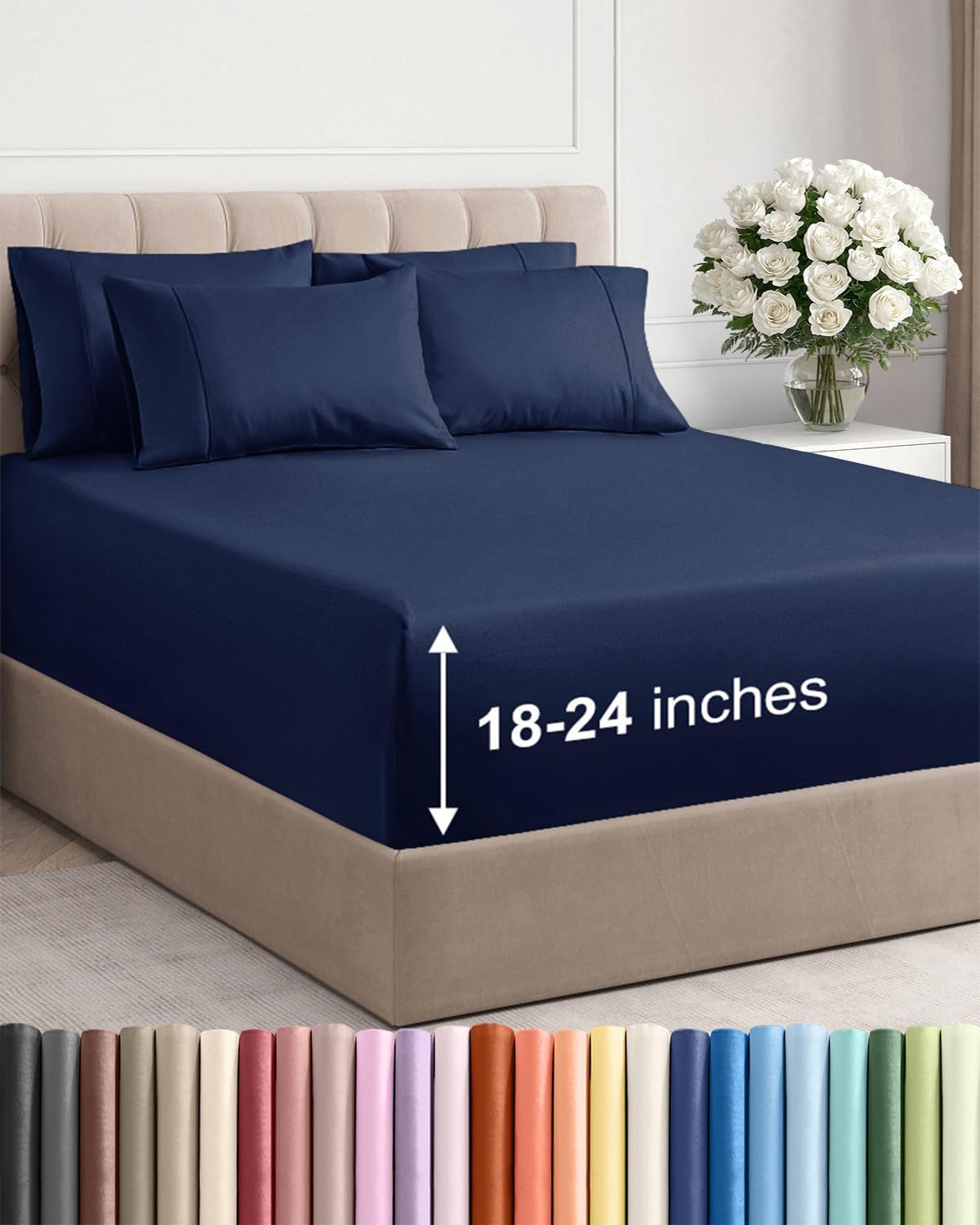 Extra Deep King Sheet Set, 23% off at Amazon