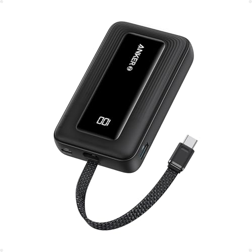 Anker Portable Charger, 10,000mAh 30W Power Bank, USB-C in and Out Fast, 27% off at Amazon