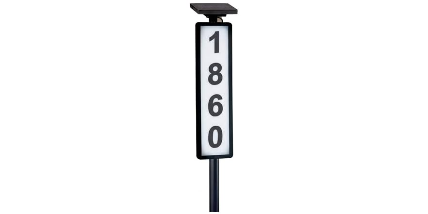 Solar Address Ground Sign, 62% off at Woot