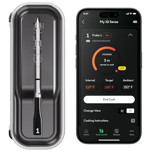 CHEF iQ Sense Smart Wireless Meat Thermometer, 55% off at Amazon