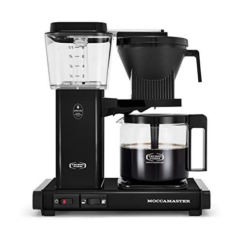 Technivorm Moccamaster 53937 KBGV 10-Cup Coffee Maker Black, 40 Ounce, 1.25l, 35% off at Amazon
