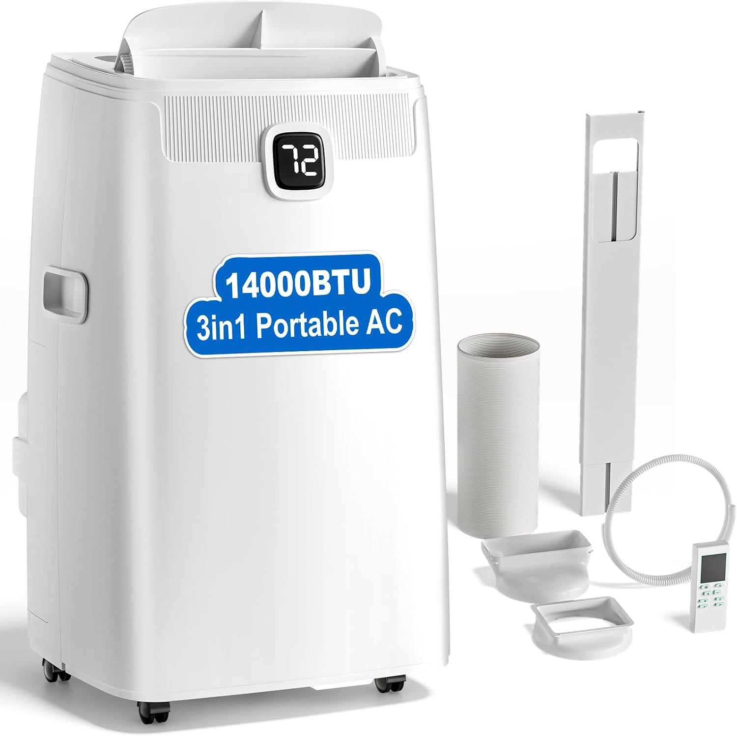 Portable Air Conditioners, 14,000 BTU Portable AC Unit for Room up to, 45% off at Amazon