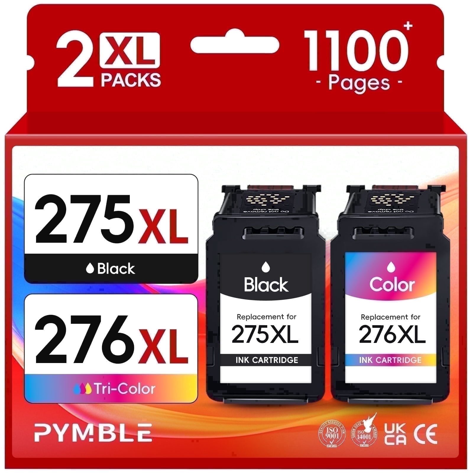 275 Ink Cartridges for Canon Ink 275 and 276 Compatible for Canon, 52% off at Walmart