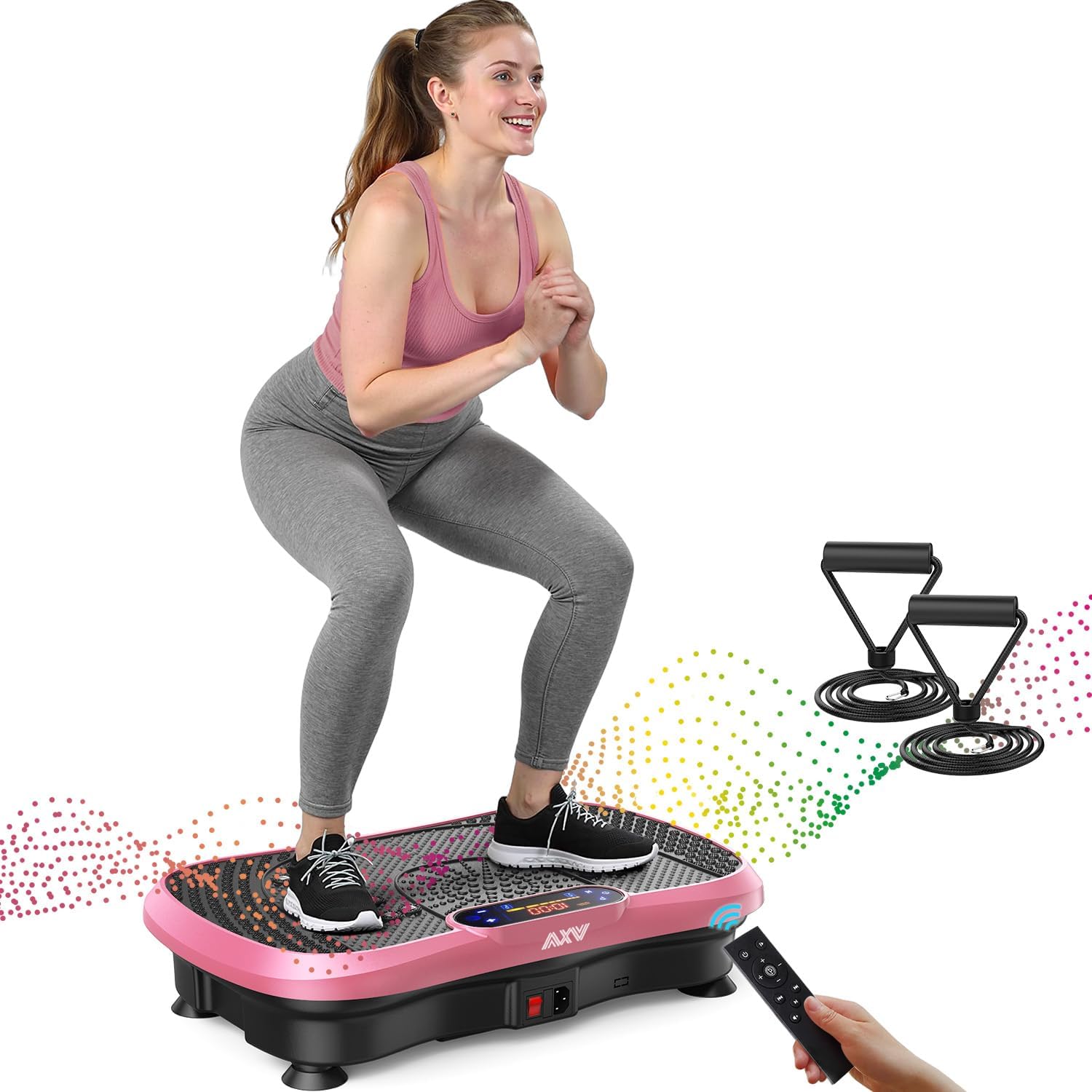 Vibration Plate Fitness Platform Exercise Machine Vibrating Shaking Full Body, 33% off at Amazon