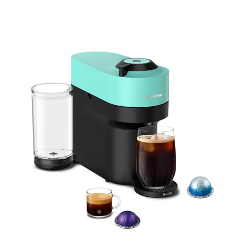 Nespresso Vertuo Pop+ Coffee and Espresso Maker by Breville, Aqua Mint, 32% off at Amazon