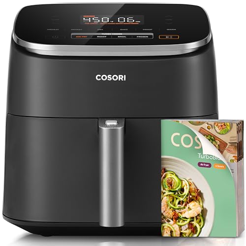 Cosori 9-in-1 TurboBlaze Air Fryer 6 Qt, PFAS-Free Ceramic Coating, 90°–450°F, 25% off at Amazon