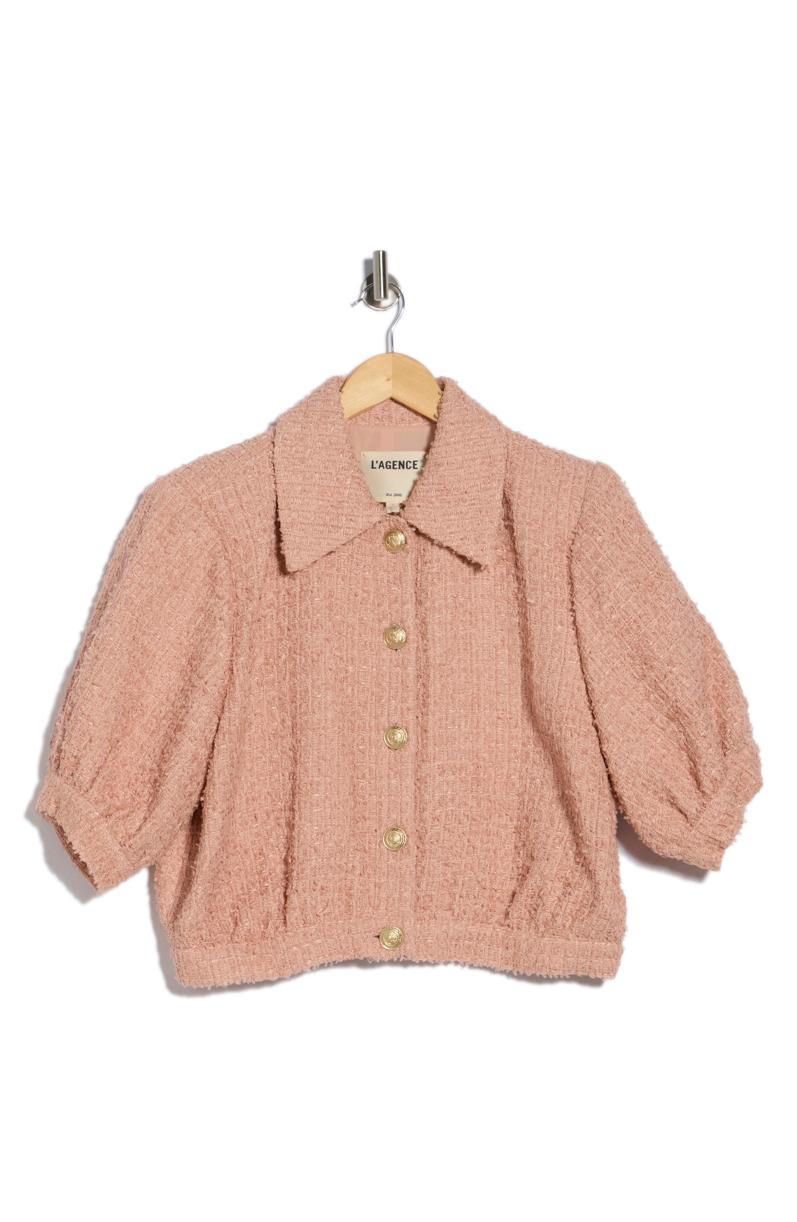 L'AGENCE Cove Crop Shirt Jacket, 87% off at Nordstrom Rack