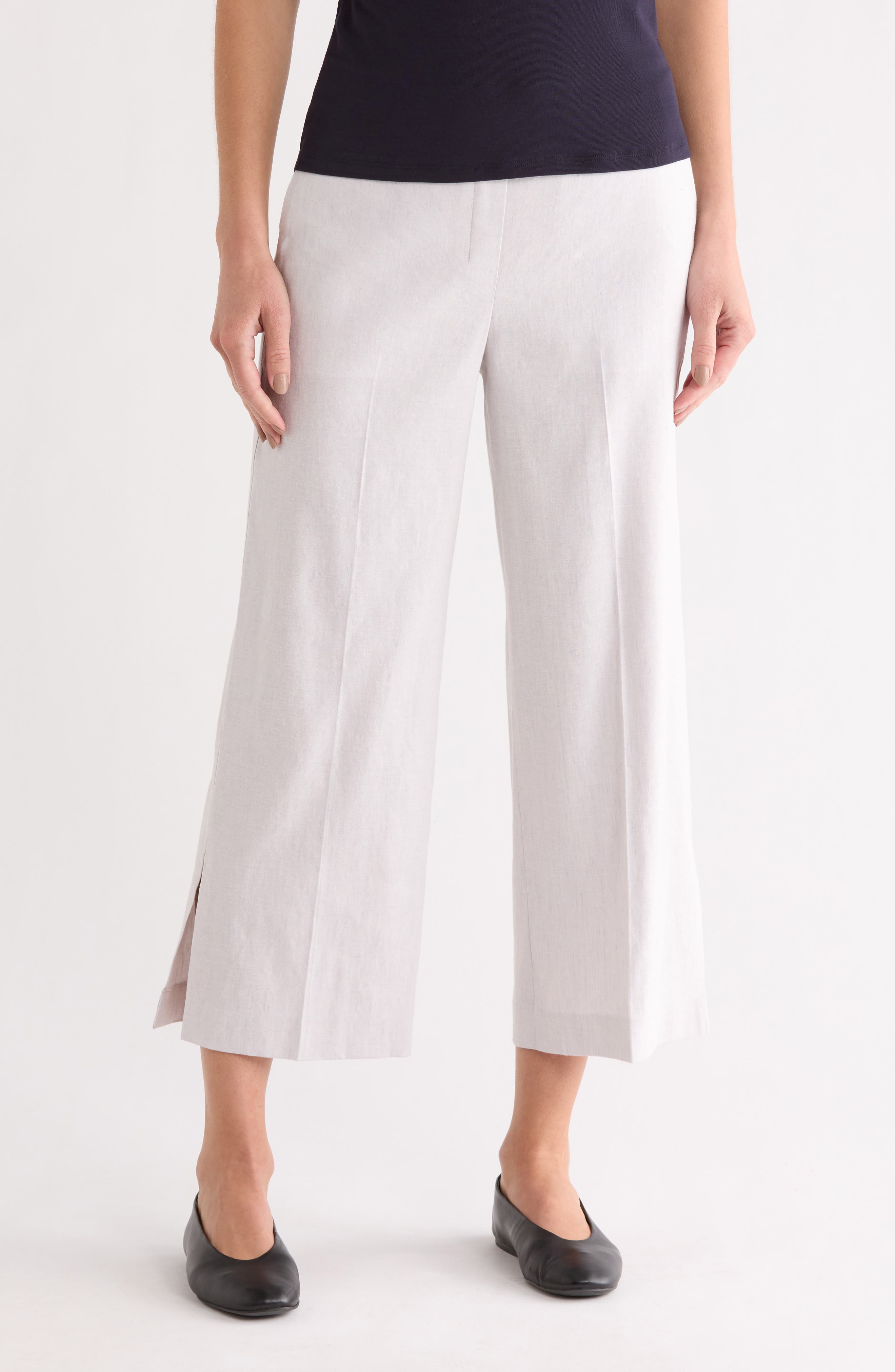 Theory Sharkskin Pull-On Wide Leg Pants, 77% off at Nordstrom Rack