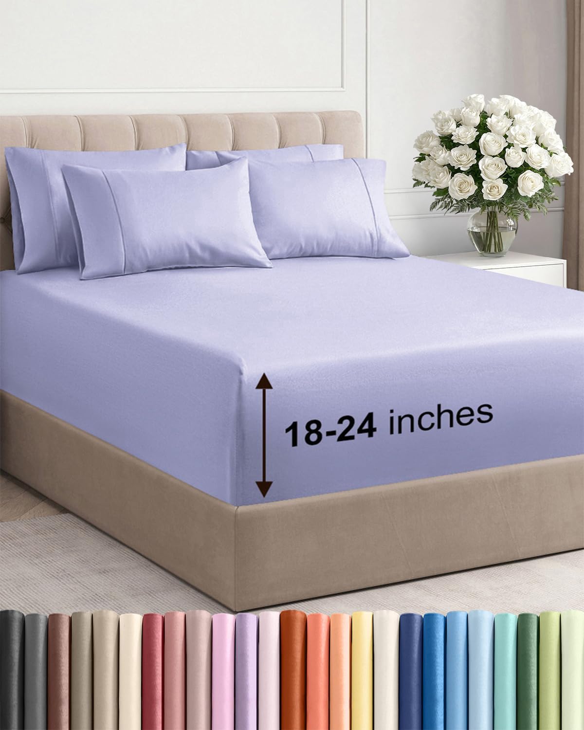 Extra Deep King Sheet Set, 35% off at Amazon