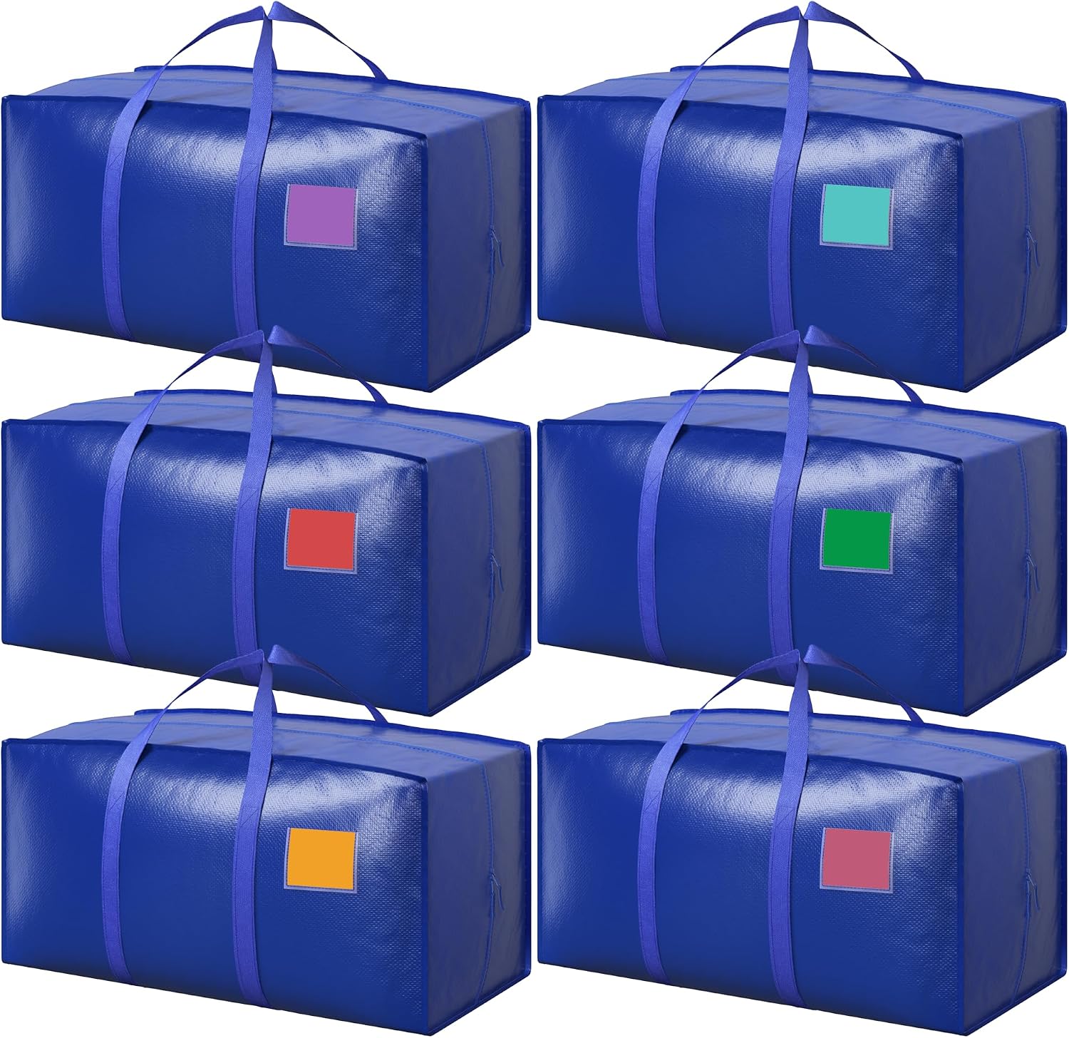6 Pack Moving Bags with Full-Open Side Zipper, Extra Large 93L Heavy, 33% off at Amazon