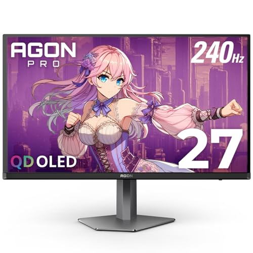 AOC Agon Pro 27 Inch Gaming Monitor QD OLED 240Hz 0.03ms, AG276QZD2, 30% off at Amazon