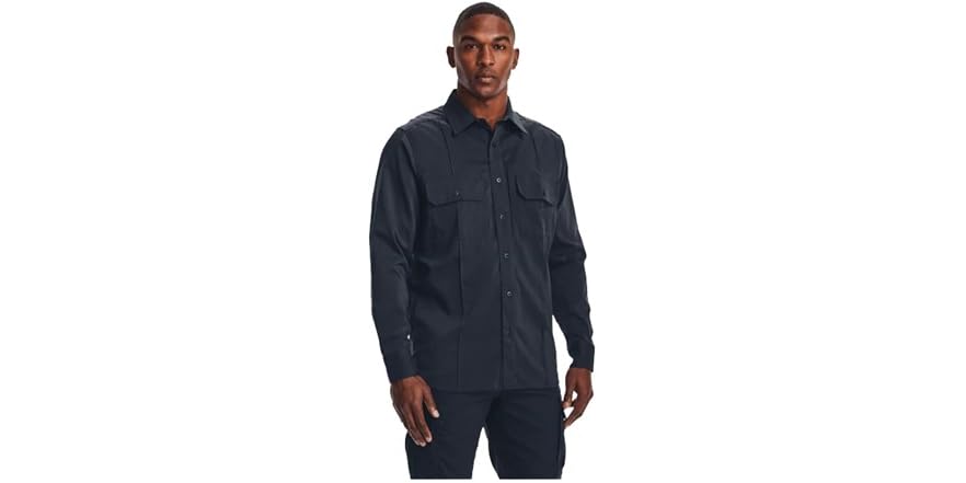 Under Armour Men's Workwear Long Sleeve Button Down, 71% off at Woot