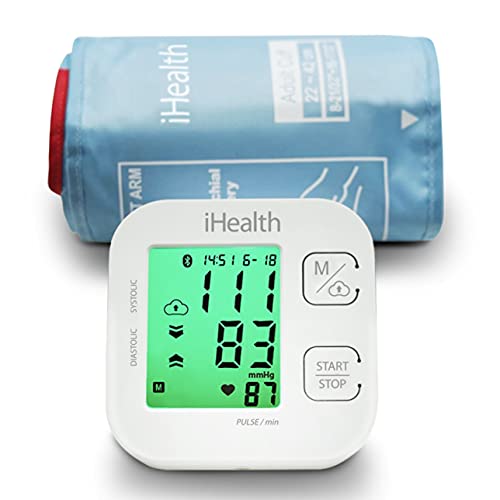 iHealth Track Smart Upper Arm Blood Pressure Monitor with Wide Range Cuff, 44% off at Amazon