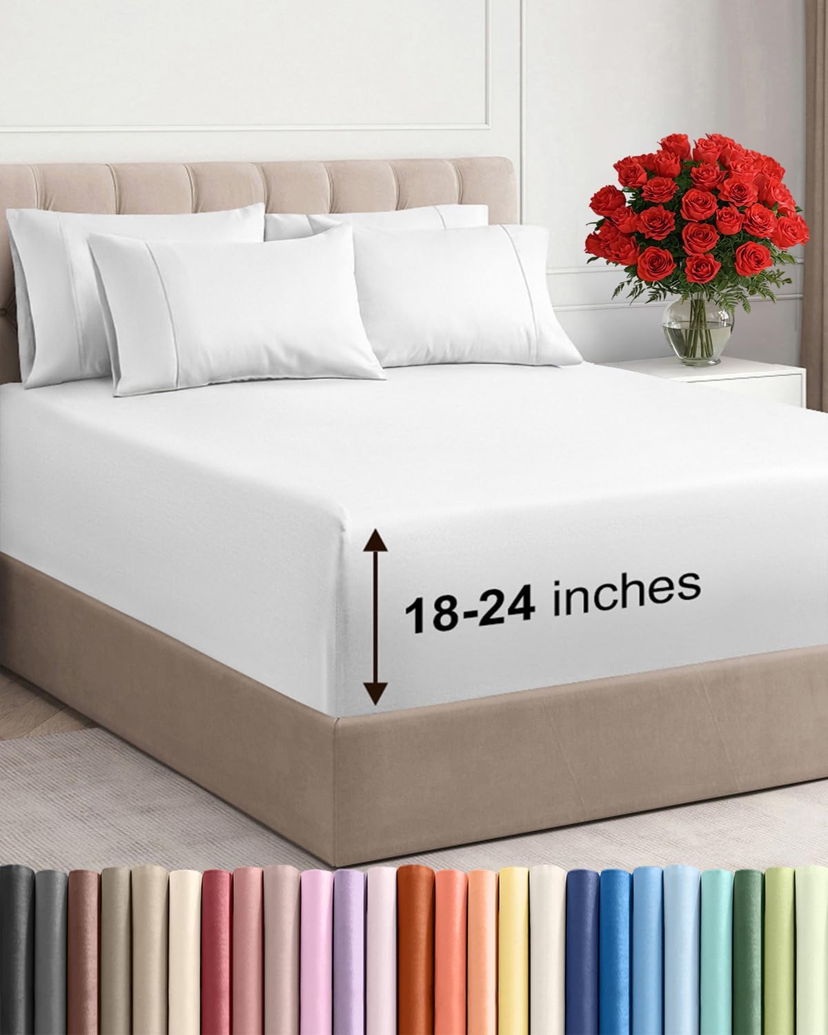 Extra Deep King Sheet Set, 23% off at Amazon
