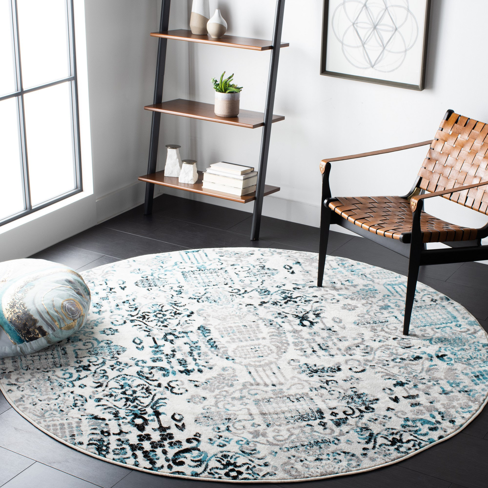Skyler Performance Geometric Rug, 65% off at Wayfair