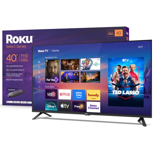 Roku 40-Inch Select Series Smart TV 2026-1080p Full HD TV, 24% off at Amazon