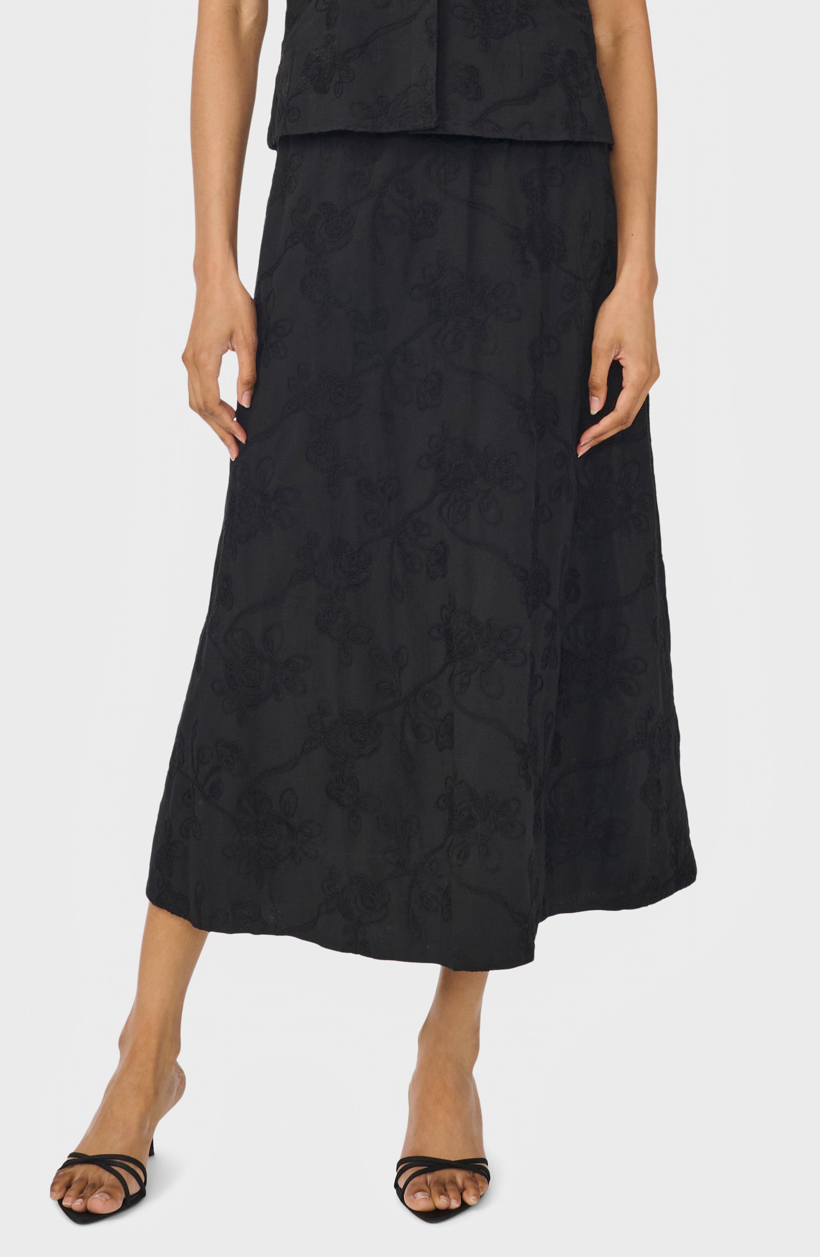 Ted Baker Floral Embroidered Maxi Skirt, 74% off at Nordstrom Rack