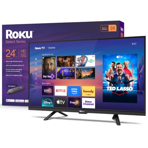 Roku 24-Inch Select Series Smart TV 2026-720p HD TV, 20% off at Amazon