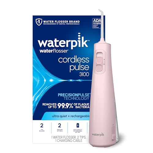 Waterpik Cordless Pulse 3100 Rechargeable Portable Water Flosser for Teeth, 34% off at Amazon