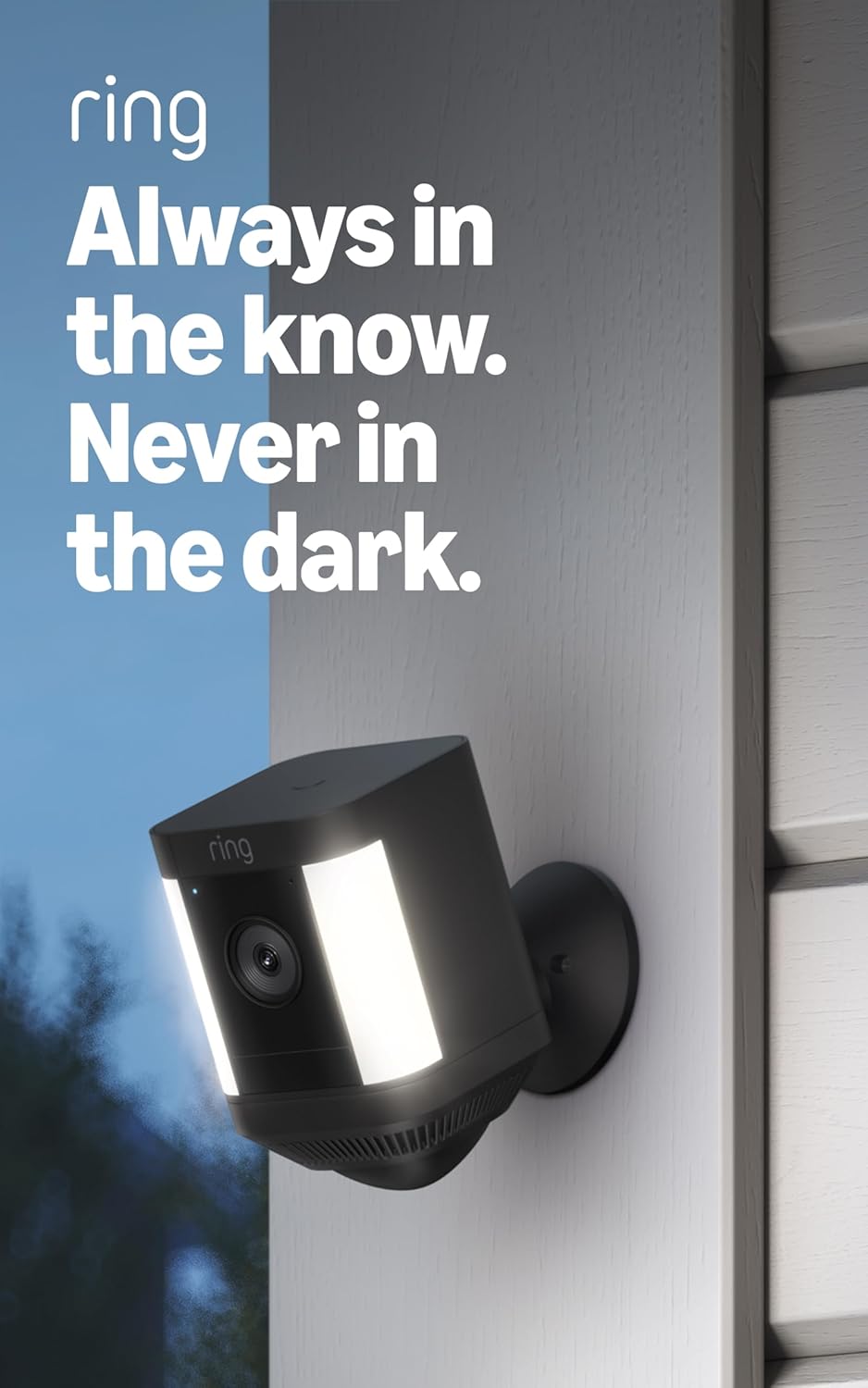 Ring Spotlight Cam Plus, Battery, Home or business security with HD video, 27% off at Amazon