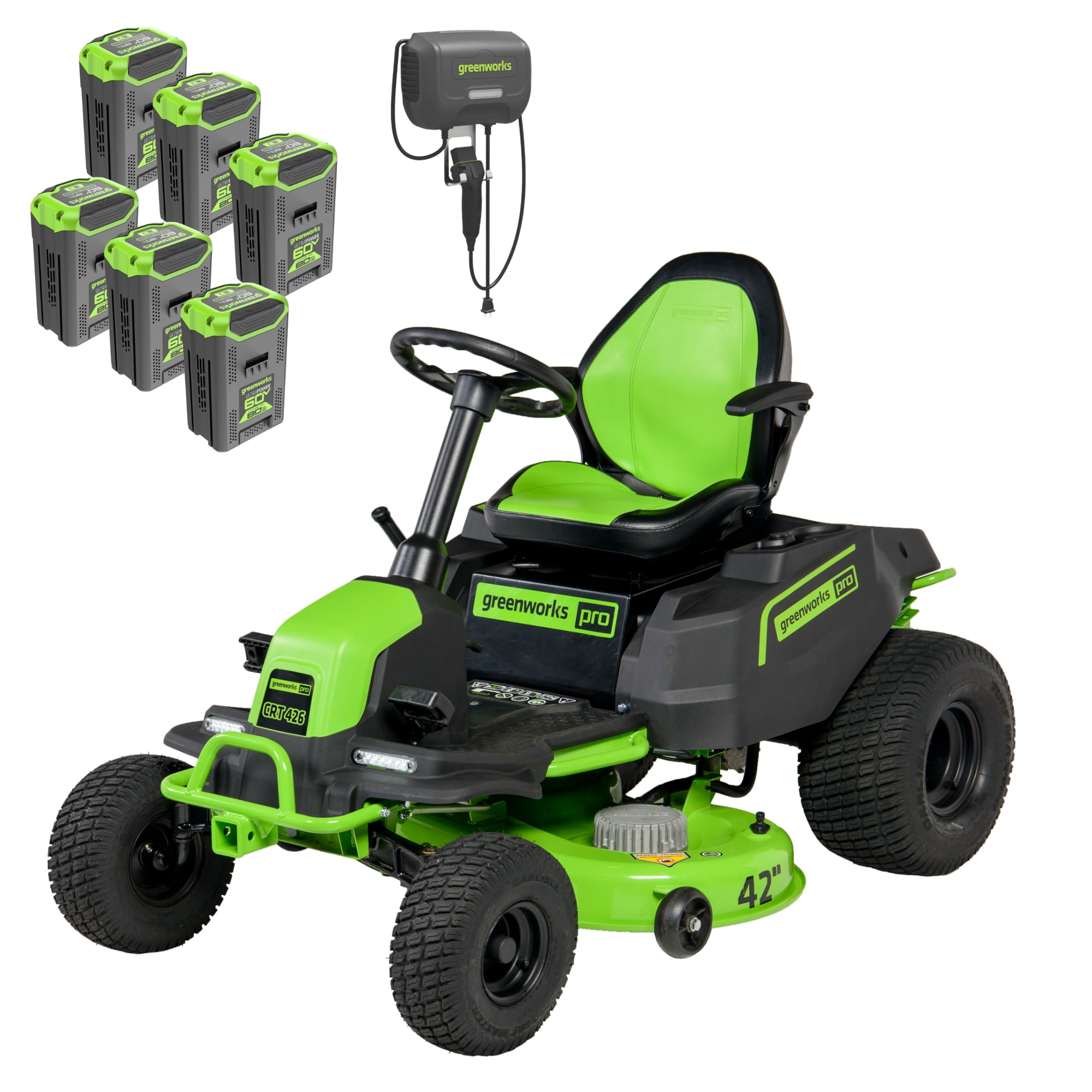 Greenworks 60V 42 Cordless Battery CrossoverT Riding Lawn Mower with Six (6), 46% off at Walmart