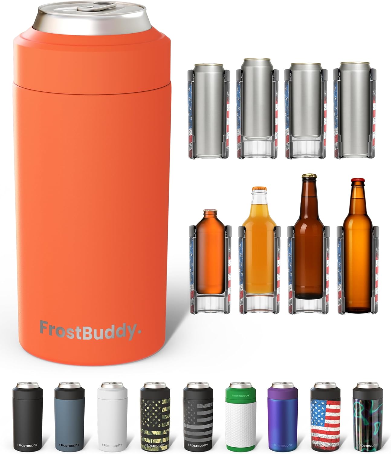 Frost Buddy Universal Can Cooler - Fits Slim Cans, 12 & 16oz, 47% off at Amazon