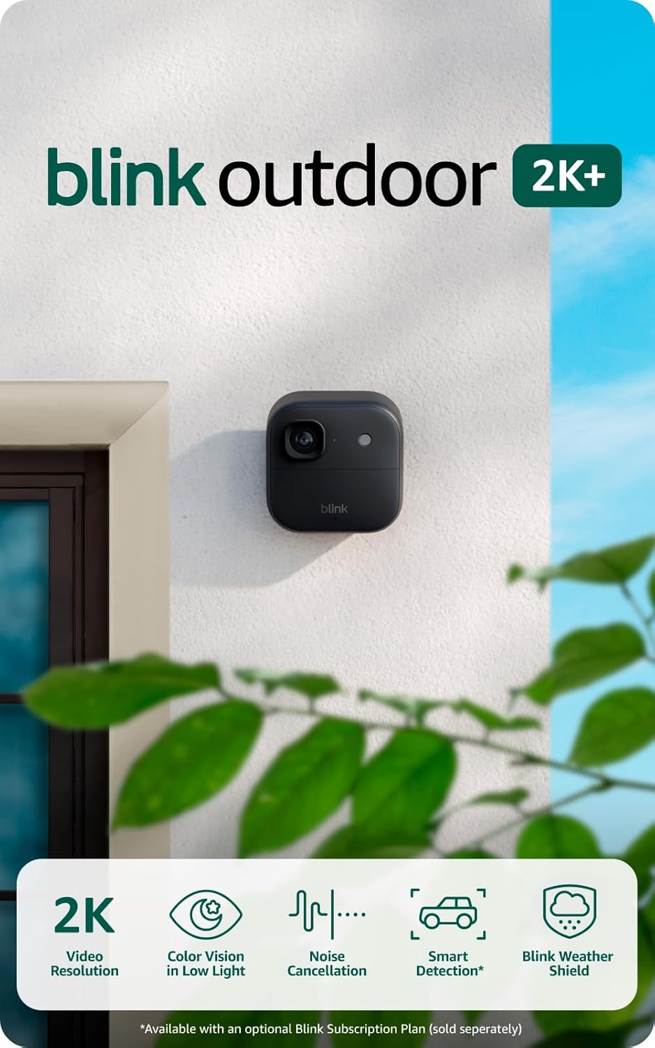 Blink Outdoor 2K+ (newest model), 66% off at Amazon