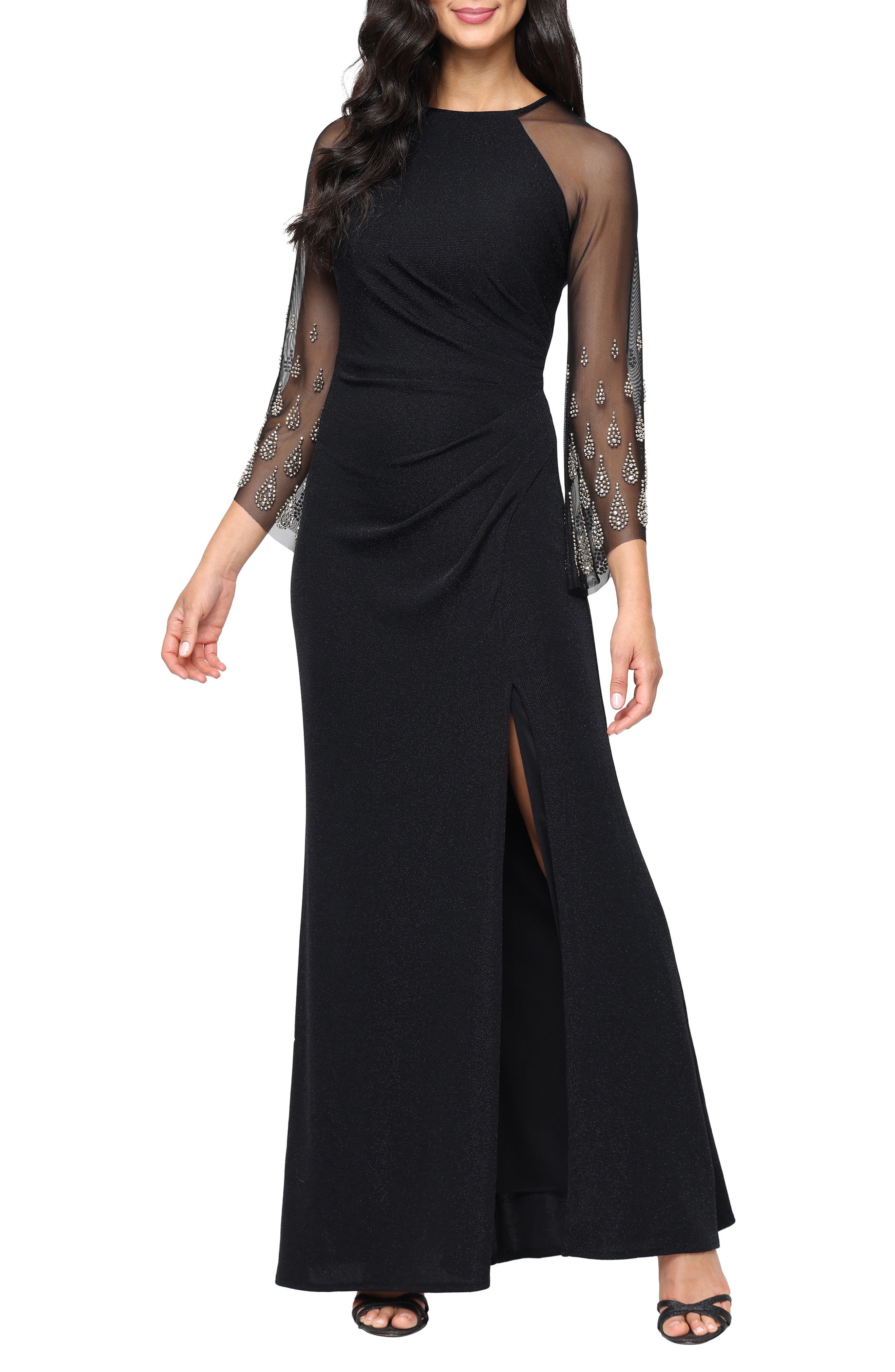 Alex Evenings Metallic Embellished Mermaid Gown, 77% off at Nordstrom Rack